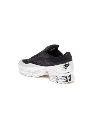  - ADIDAS X RAF SIMONS - 'Ozweego' metallic outsole patchwork sneakers
