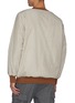 Back View - Click To Enlarge - MAISON FLANEUR - Knit border padded stripe sweatshirt