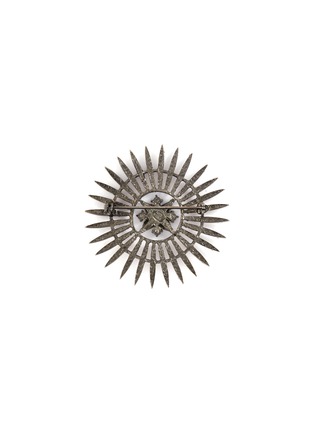 Figure View - Click To Enlarge - OSCAR DE LA RENTA - 'Pavé Point' Swarovski crystal brooch
