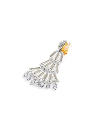 Detail View - Click To Enlarge - OSCAR DE LA RENTA - Bead chandelier clip earrings