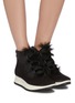 Figure View - Click To Enlarge - PEDRO GARCIA  - 'Olaf' faux fur suede sneaker boots