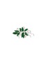 Main View - Click To Enlarge - LC COLLECTION JADE - Diamond jade 18k white gold brooch