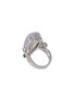 Figure View - Click To Enlarge - LC COLLECTION JADE - Diamond jade 18k white gold twist band ring