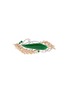 Main View - Click To Enlarge - LC COLLECTION JADE - Diamond jade 18k gold brooch