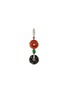 Main View - Click To Enlarge - LC COLLECTION JADE - Diamond ruby jade link drop single earring