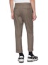 Back View - Click To Enlarge - SOLID HOMME - Houndstooth check wool suiting pants