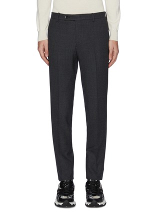 Main View - Click To Enlarge - SOLID HOMME - Tapered leg wool pants