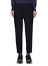 Main View - Click To Enlarge - SOLID HOMME - Zip waist wool pants