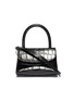 Main View - Click To Enlarge - BY FAR - Croc embossed mini leather top handle tote