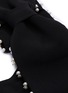 Detail View - Click To Enlarge - REBECCA VALLANCE - 'Pipi' faux pearl trim bow one shoulder dress