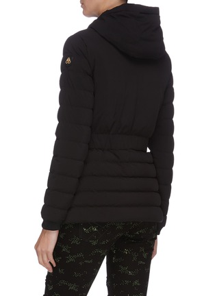 Back View - Click To Enlarge - MOOSE KNUCKLES - 'Kedgwick' quilted padded drawstring hooded down jacket