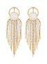 Main View - Click To Enlarge - VENNA - Stone glass crystal fringe chandelier drop earrings