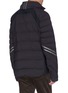 Back View - Click To Enlarge - CANADA GOOSE - 'Hybridge' reflective stripe hooded puffer jacket