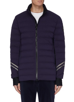 Main View - Click To Enlarge - CANADA GOOSE - 'Hybridge' reflective stripe puffer jacket