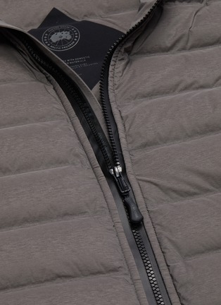  - CANADA GOOSE - 'Hybridge' reflective stripe puffer jacket