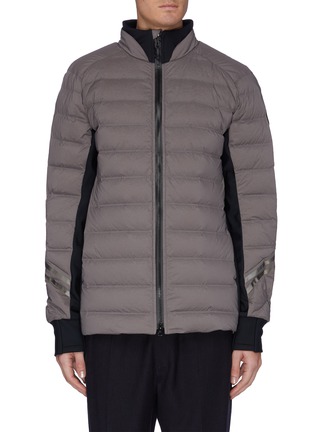 Main View - Click To Enlarge - CANADA GOOSE - 'Hybridge' reflective stripe puffer jacket