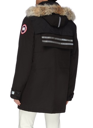 Back View - Click To Enlarge - CANADA GOOSE - 'Erickson' coyote fur hooded down parka