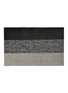 Main View - Click To Enlarge - CHILEWICH - Shag marbled stripe door mat – Salt & Pepper