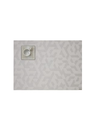 Main View - Click To Enlarge - CHILEWICH - Prism placemat – Silver