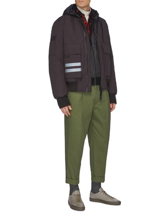 Figure View - Click To Enlarge - CANADA GOOSE - 'Kirkfield' down padded bomber jacket