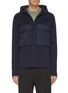 Main View - Click To Enlarge - CANADA GOOSE - 'Elgin' chest pocket knit zip hoodie