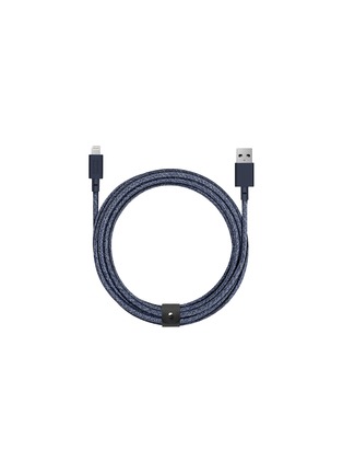 Main View - Click To Enlarge - NATIVE UNION - Belt braided 3m lightning charging cable – Indigo