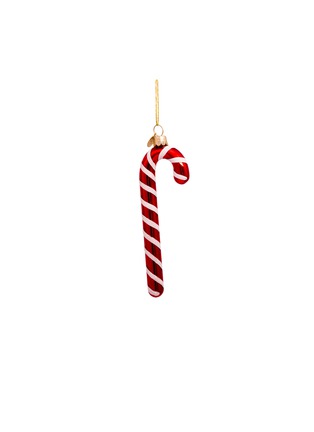 Main View - Click To Enlarge - VONDELS - Candy cane Christmas ornament – Red/White