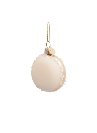 Main View - Click To Enlarge - VONDELS - Sequin macaron Christmas ornament – White
