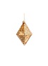 Main View - Click To Enlarge - VONDELS - Embellished octagonal diamond Christmas ornament – Gold