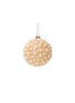 Main View - Click To Enlarge - VONDELS - Glitter faux pearl ball Christmas ornament – White