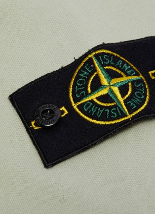  - STONE ISLAND - Logo badge hoodie