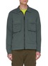 Main View - Click To Enlarge - STONE ISLAND - Mesh lined chest pocket shirt jacket