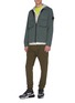 Figure View - Click To Enlarge - STONE ISLAND - Mesh lined chest pocket shirt jacket
