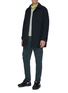 Figure View - Click To Enlarge - STONE ISLAND - Tapered gabardine cargo pants