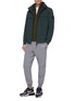 Figure View - Click To Enlarge - STONE ISLAND - Retractable hood soft shell-r primaloft® jacket