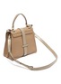Detail View - Click To Enlarge - CHLOÉ - 'Aby Day' padlock key medium leather top handle bag