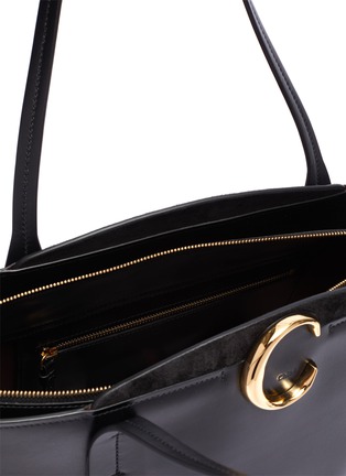 Detail View - Click To Enlarge - CHLOÉ - 'Chloé C' medium leather tote