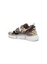  - CHLOÉ - 'Sonnie' chunky outsole low top lizard embossed patchwork sneakers