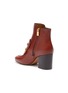  - CHLOÉ - 'Chloé C' suede panel leather ankle boots