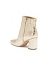 - SAM EDELMAN - 'Hilty' croc embossed mirror leather ankle boots
