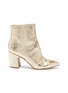 Main View - Click To Enlarge - SAM EDELMAN - 'Hilty' croc embossed mirror leather ankle boots