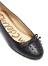 Detail View - Click To Enlarge - SAM EDELMAN - 'Mirna' stud toe leather ballet flats