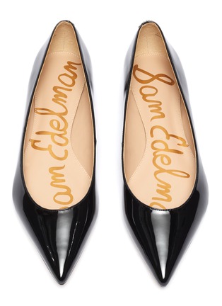 Detail View - Click To Enlarge - SAM EDELMAN - 'Sally' patent skimmer flats