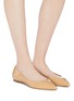 Figure View - Click To Enlarge - SAM EDELMAN - 'Sally' patent skimmer flats