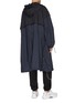 Back View - Click To Enlarge - JUUN.J - Colourblock hooded track coat