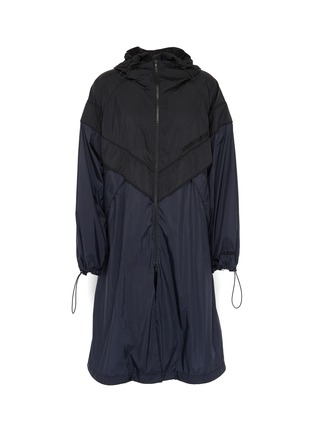Main View - Click To Enlarge - JUUN.J - Colourblock hooded track coat