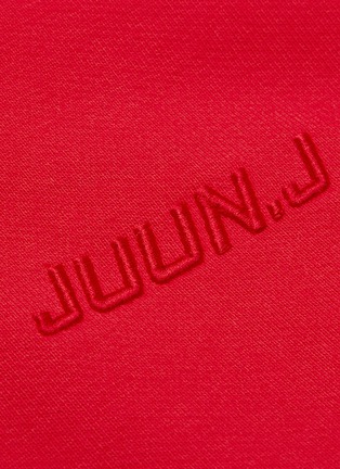  - JUUN.J - Zip outseam oversized hoodie