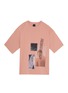 Main View - Click To Enlarge - JUUN.J - Slogan embroidered photographic print oversized T-shirt