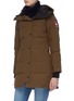 Detail View - Click To Enlarge - CANADA GOOSE - 'Shelburne' coyote fur hooded down puffer parka – Fusion Fit
