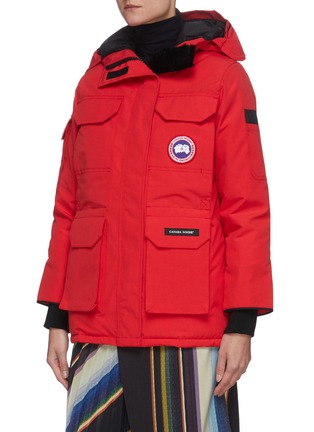 Detail View - Click To Enlarge - CANADA GOOSE - 'Expedition' fur trimmed hood pocket parka